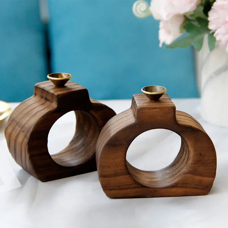 

Retro Chinese Backflow Incense Burner Black Wood Middle Eastern Holiday Insence Holder Nordic Fragrance Container Home Decor