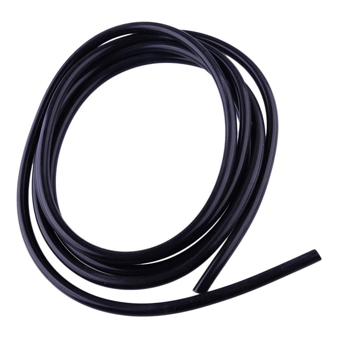 Black 10ft Universal Car Auto Air Vacuum Fuel Hose Tube Pipe Line ID 4mm OD 9mm Silicone