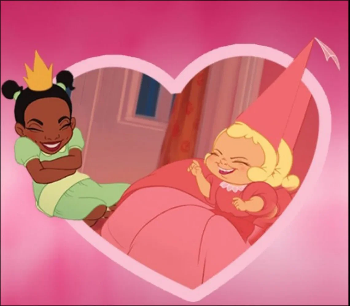 Tiana and Lottie أساور كرتونية ، مطابقة ، طقم من 2 #4