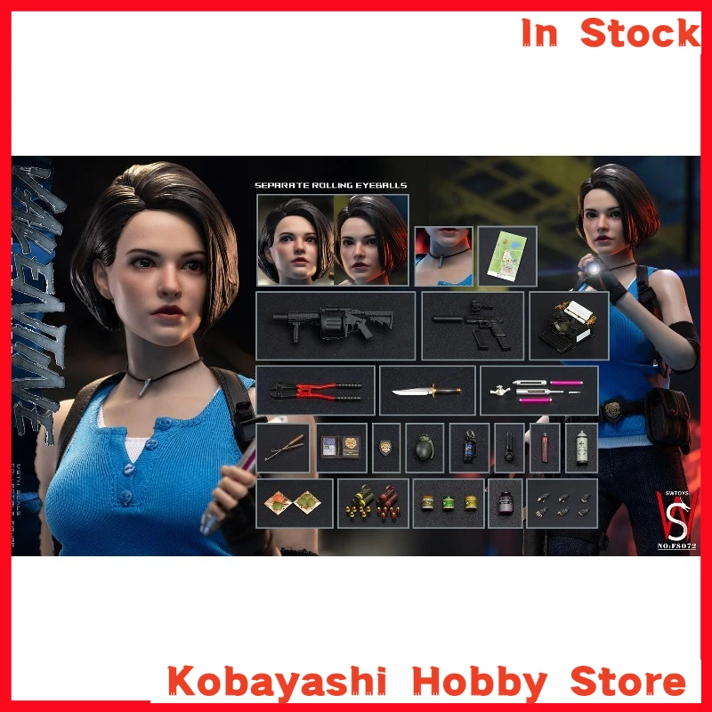 In Stock】SWTOYS FS072 1/6 Resident Evil Jill Valentine Action