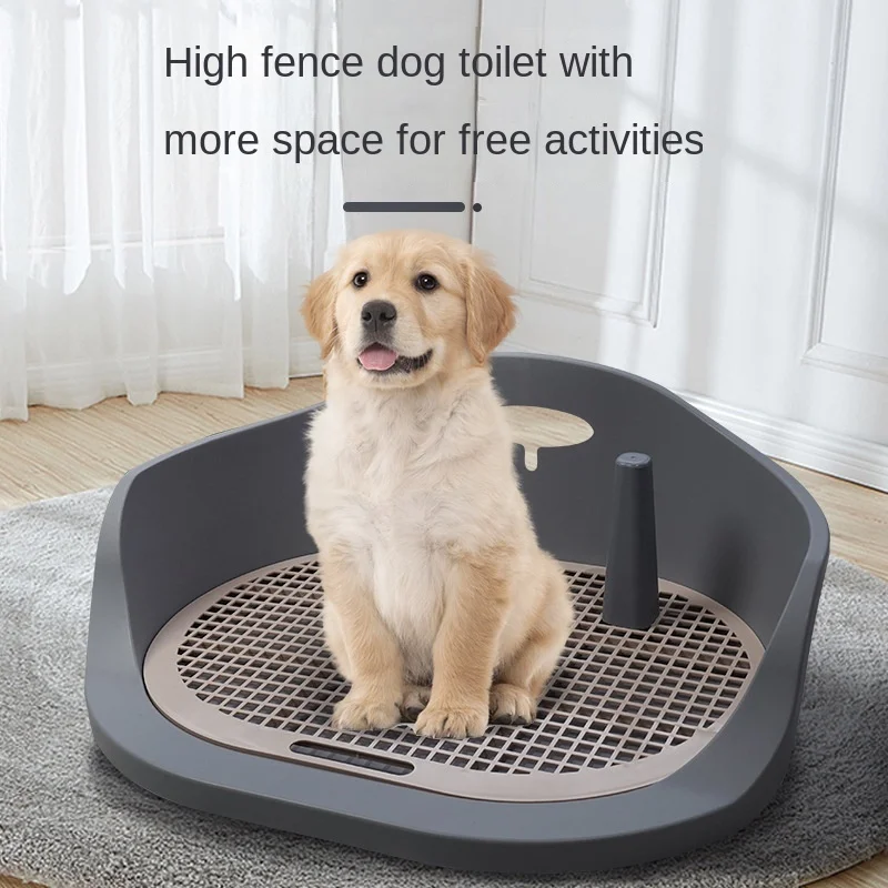 

Dog Pee Tray Bedpan Indoor Simple Training Urinal Size Flat Grid With Column Pet Waste Toilet Pool For Dogs Products For Pets