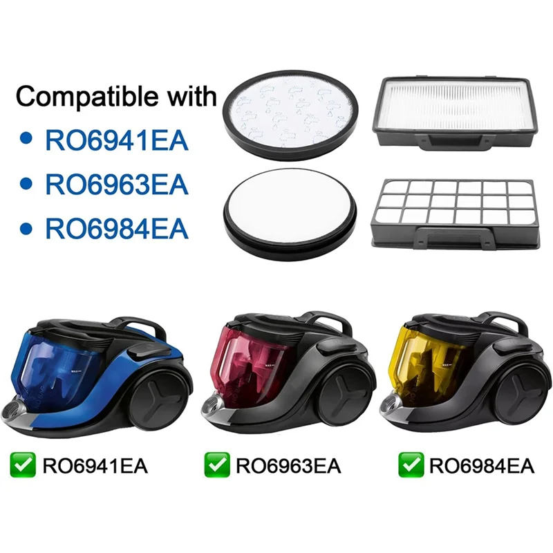 A006-洗えるフィルター Rowenta ZR006001 RO6921EA RO6941EA RO6951EA RO6954EA RO6984EA 掃除機交換フィルター