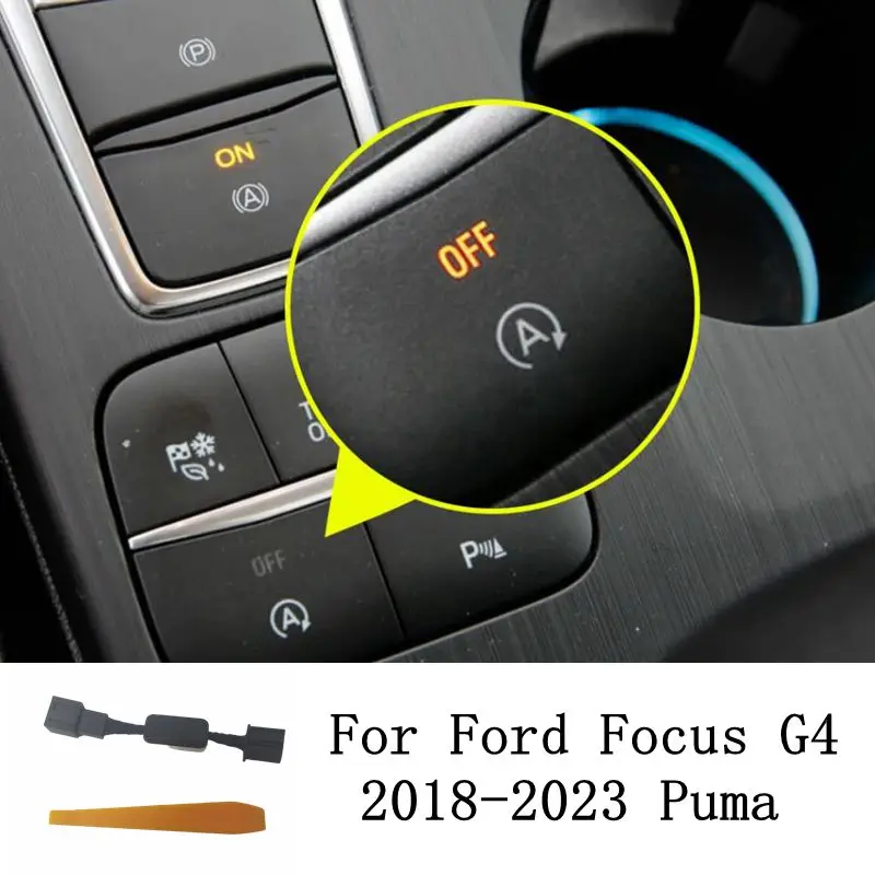 For Ford Focus G4 2018-2023 Puma Car Auto Stop Canceller Automatic Stop Start Engine System Eliminator Device Sensor Plug Cable