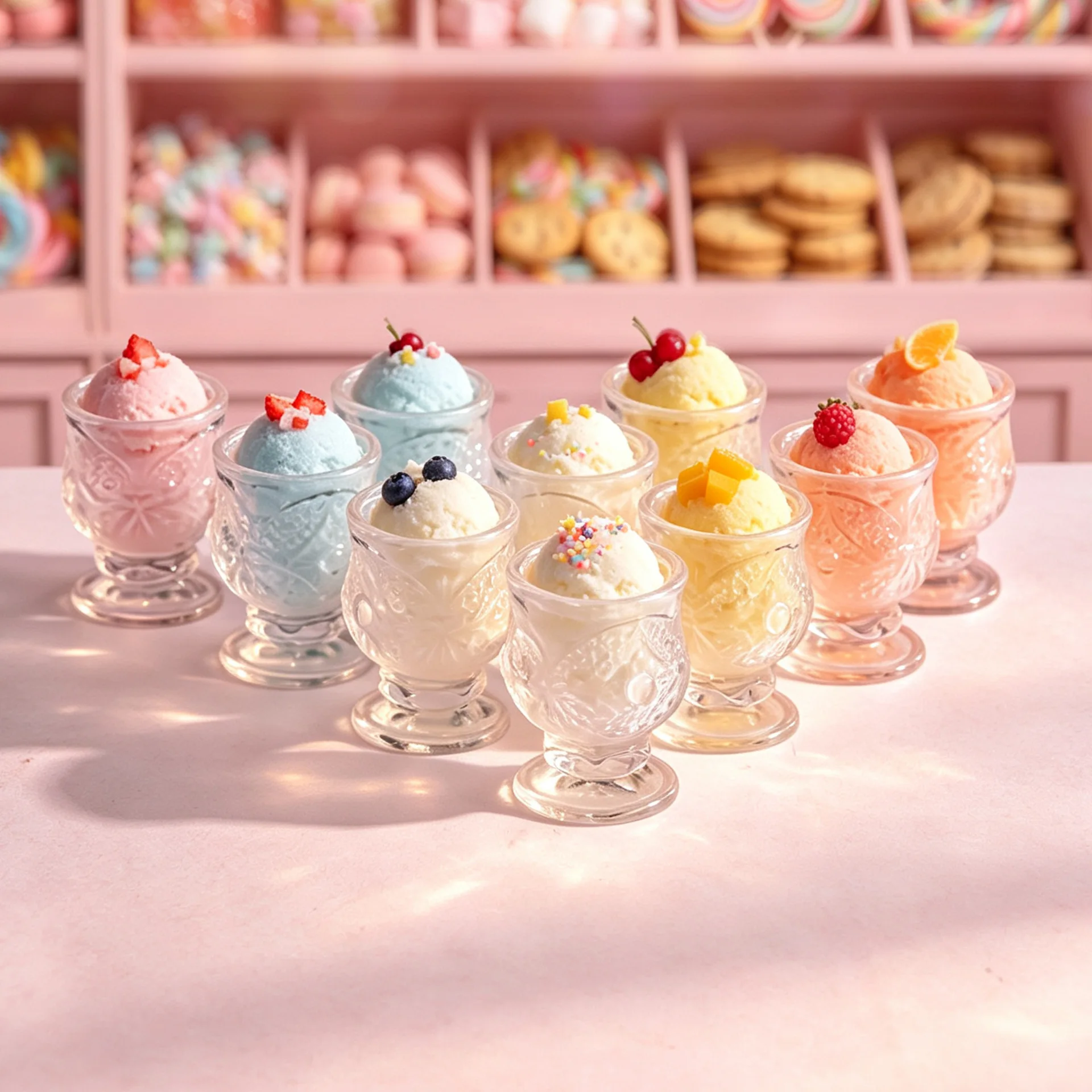 100pcs Kawaii Simulation Mini Cup DIY for Keychain Earrings Desktop Oranment Miniature Craft Dollhouse Accessories