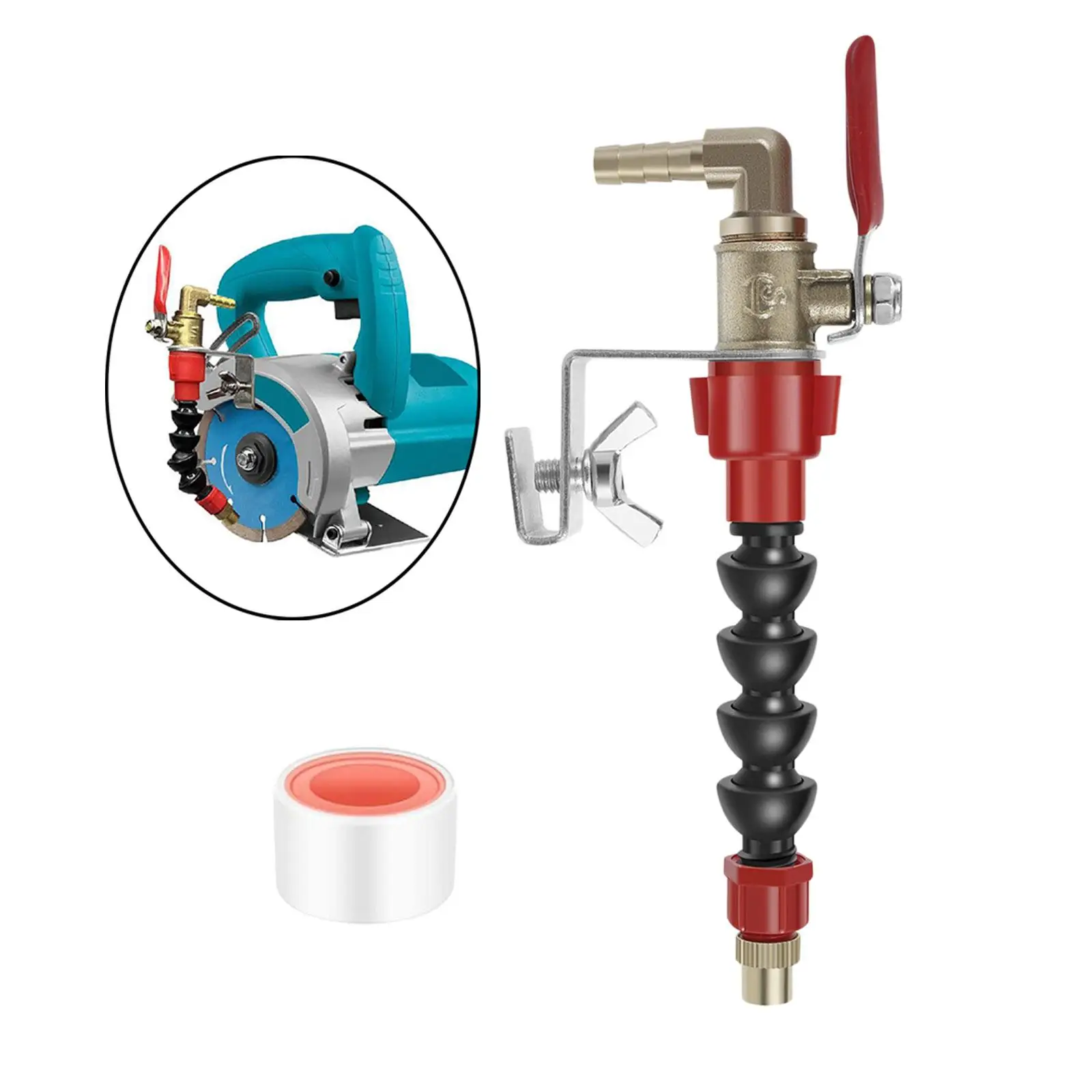 Misting System Water Sprayer Premium Cutting Saw Grinder Water Attachment Adjustable Dust Remover Nozzle for Marble Machine Tile