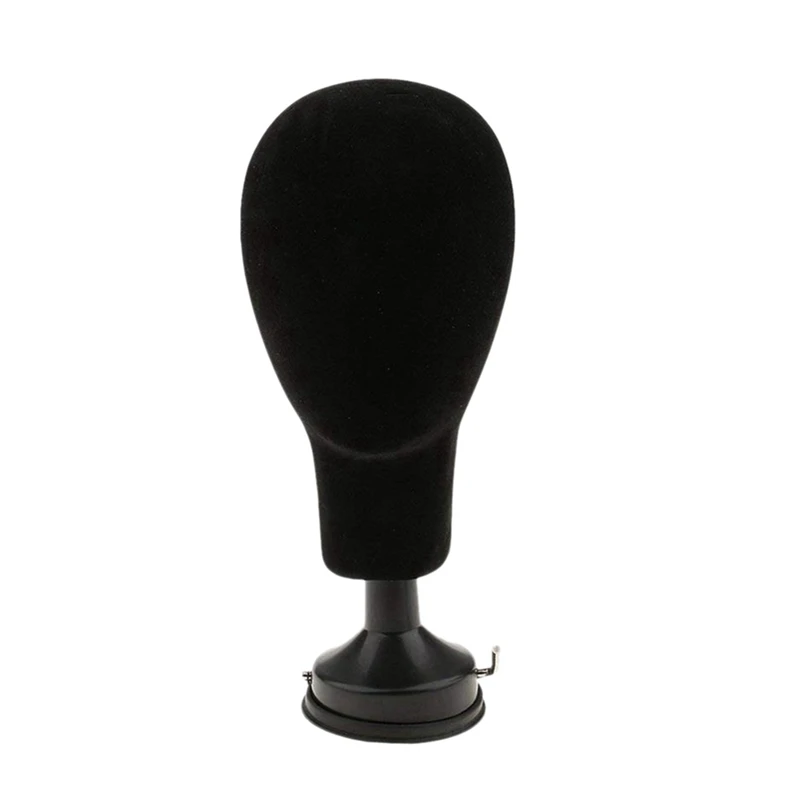 Mannequin Head Model Wigs Cap Glasses Display Stand Holder Flocking Foam Head Male Female Mannequin Head-A73M