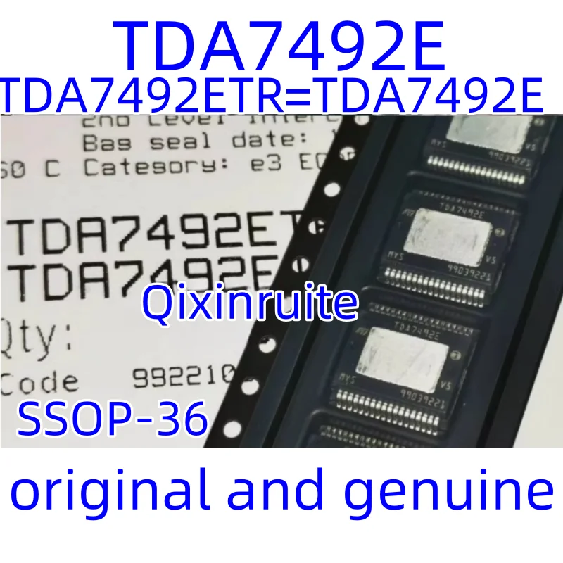 Qixinruite  New original genuine TDA7492ETR=TDA7492E SSOP-36 audio power amplifier chip