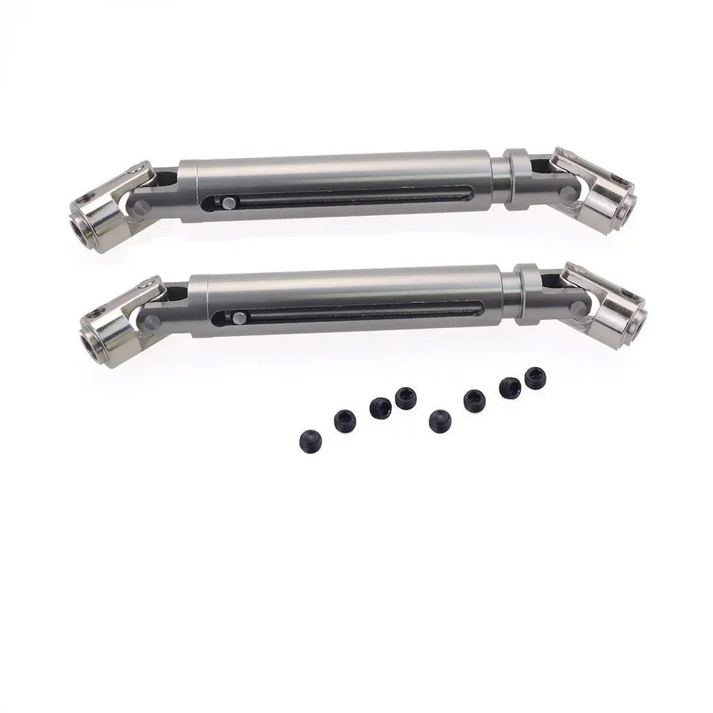 

RC 106-138mm Aluminum Alloy Drive Shaft w/Screws For 1/10 SCX10 D90 HSP 94180 RGT 18000 Crawler Car Upgrade Parts