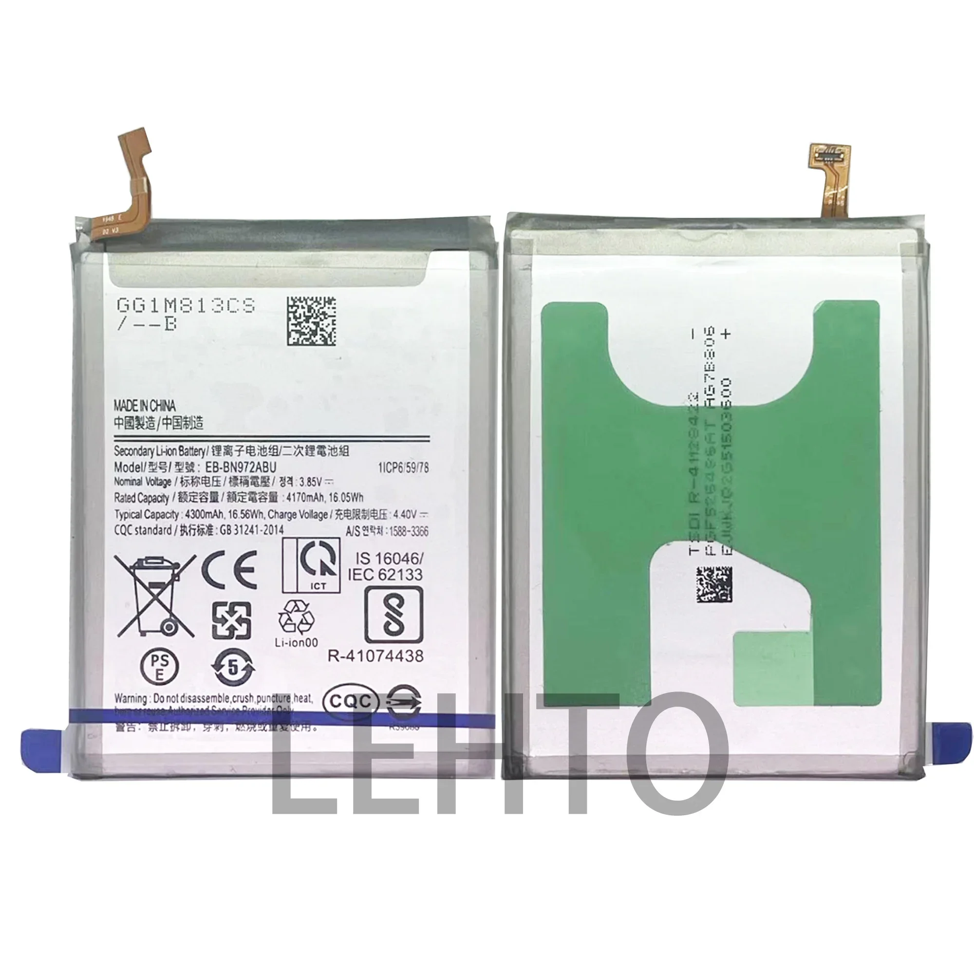 100% high capacity EB-BN972ABU 4300mAh Battery For Samsung Galaxy Note 10+ Note 10 Plus SM-N975F SM-N975DS phone Batteries