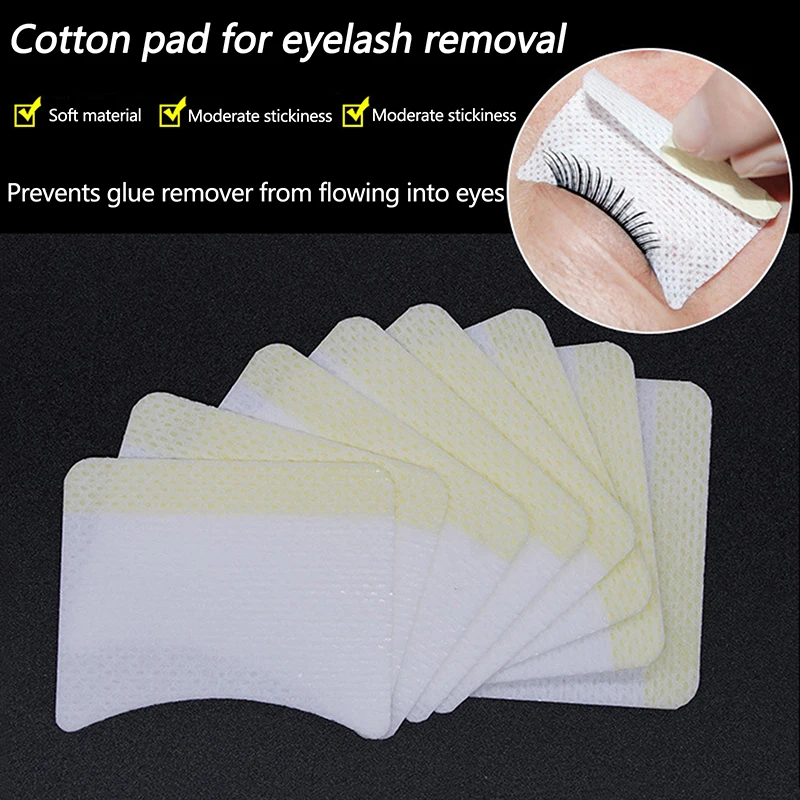 Einweg Baumwolle Wimpern Patch Aufkleber Für Entfernen Wimpern Augen Pads Patch Wimpern Verlängerung Weibliche Make-Up-Tools