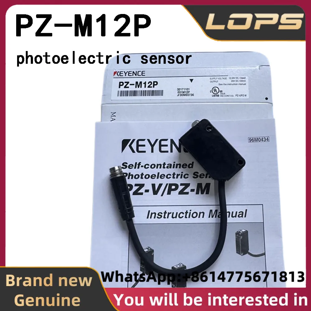 PZ-M12P New Original KEYENCE Rectangular Retro-reflective M8 connector PNP Standalone photoelectric sensor, Welcome to Inquire