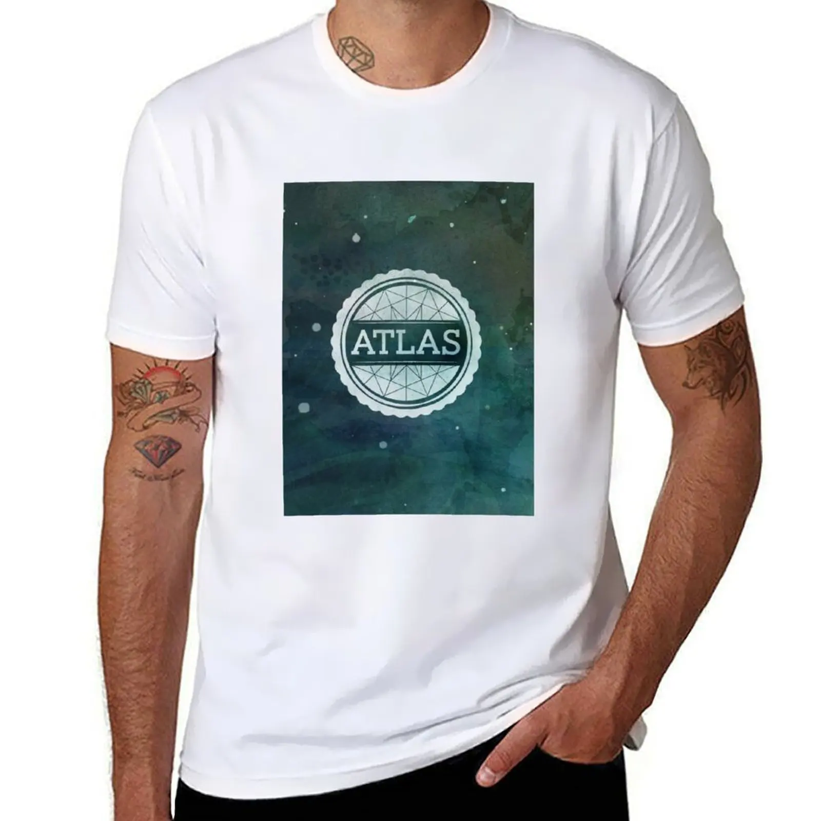 

atlas, sleeping at last T-Shirt t shirts for man cotton soft t shirt custom print T-Shirt