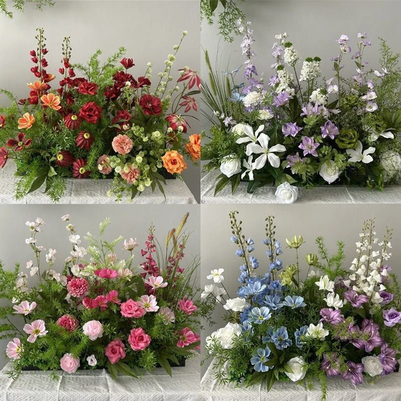 Wedding simulation flower wedding office silk flower arrangement window flower arrangement