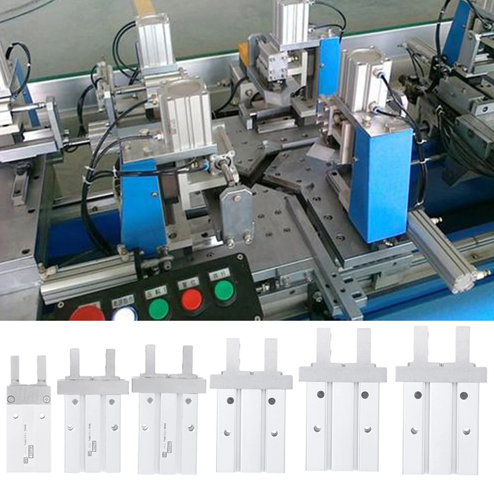 

Double Acting MHZ2 Steel Pneumatic Finger Cylinder Double Acting High Good Sealing