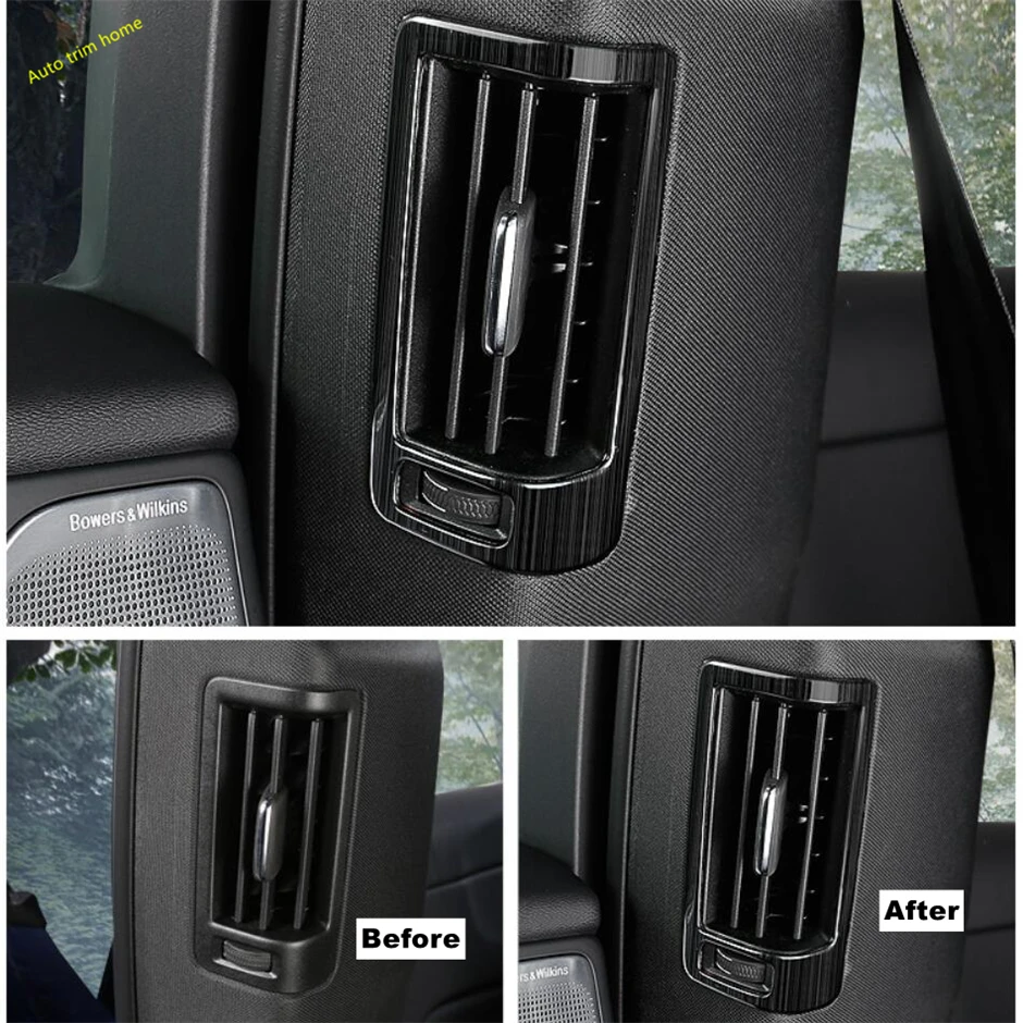 Door Stereo Speaker Loudspeaker / Pillar B Air Conditioner AC Vent / Glove Storage Box Cover Trim Fit For VOLVO XC60 2018 - 2024