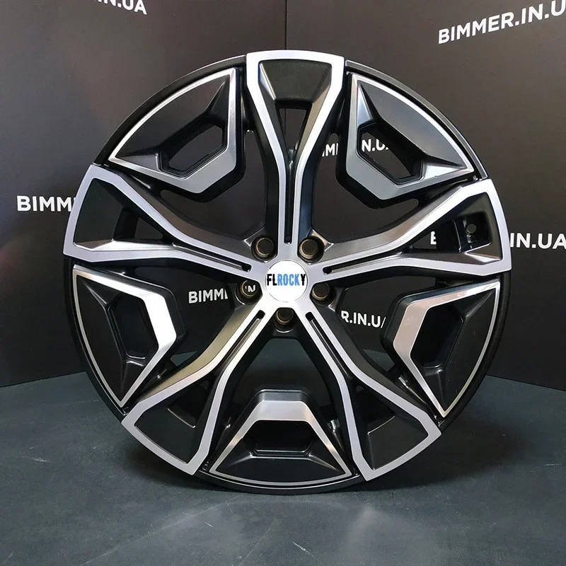 

-for Factory Cast Car Rims 20 21 Inch 5X112~120 PCD Muti-Spoke Gloss Black Machine Face Alloy Passenger Car Wheels For BMW