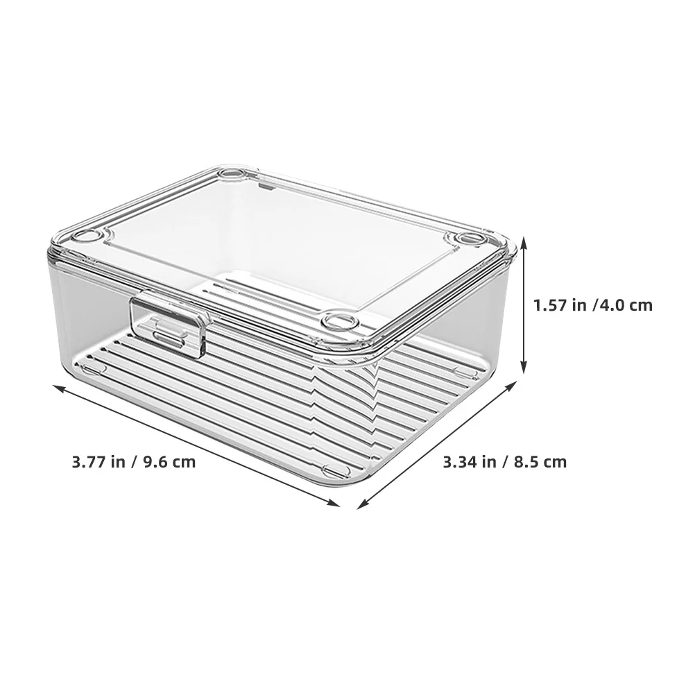 2 قطعة صندوق تخزين البطاقات الصغيرة منظم محمول شفاف لبطاقات تجارة البيسبول حافظة بطاقات حامل بطاقات العمل الخارجية