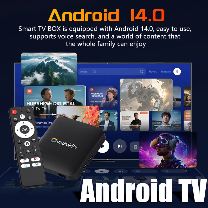 الأصلي H96Max S905L3 الذكية Android14 التلفزيون الذكي BOXI Amlogic S905L3 2GB 8G/16G 2.4G/5G WIFI 4K HD مع مشغل الوسائط الصوتي Google
