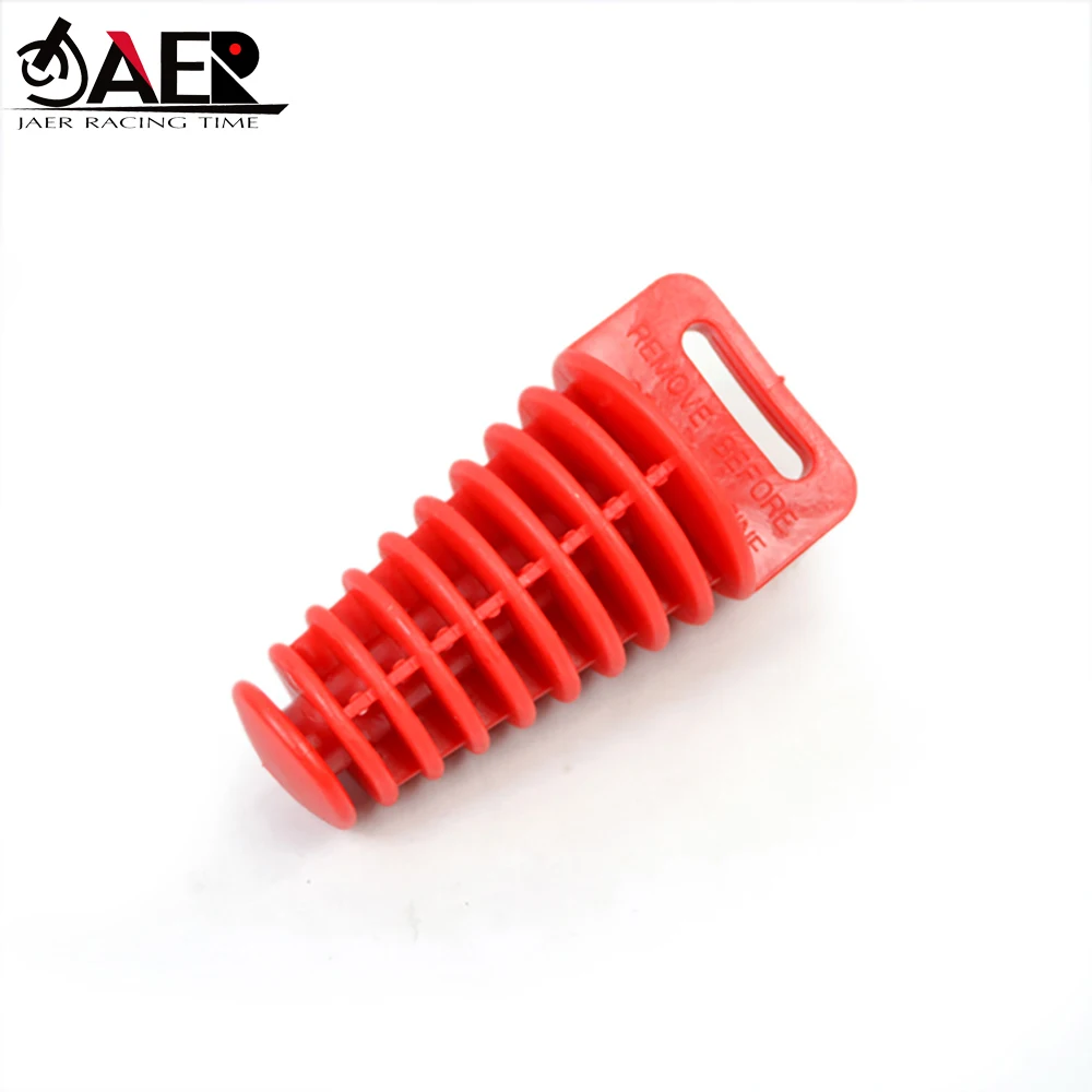 27- 48MM Medium Motorcycle Exhaust Pipe Tailpipe PVC Air-bleeder Plug Exhaust Silence Muffler Wash Plug Pipe Protector