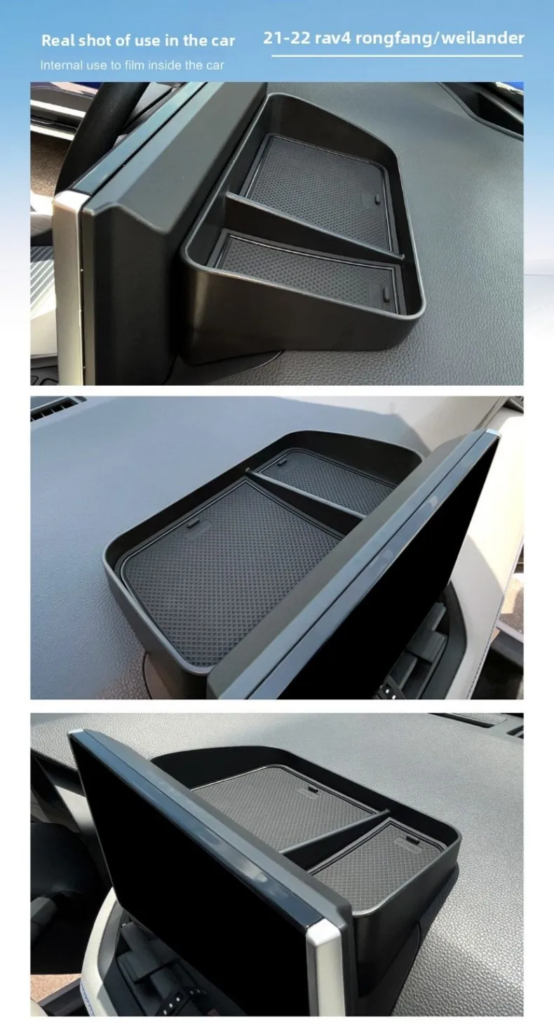 Für Toyota RAV4 XA50 2019 ~ 2025 RAV 4 Hybrid Auto Center Konsole Dashboard Organizer Fach Armlehne Lagerung Box Innen zubehör – Detail 15