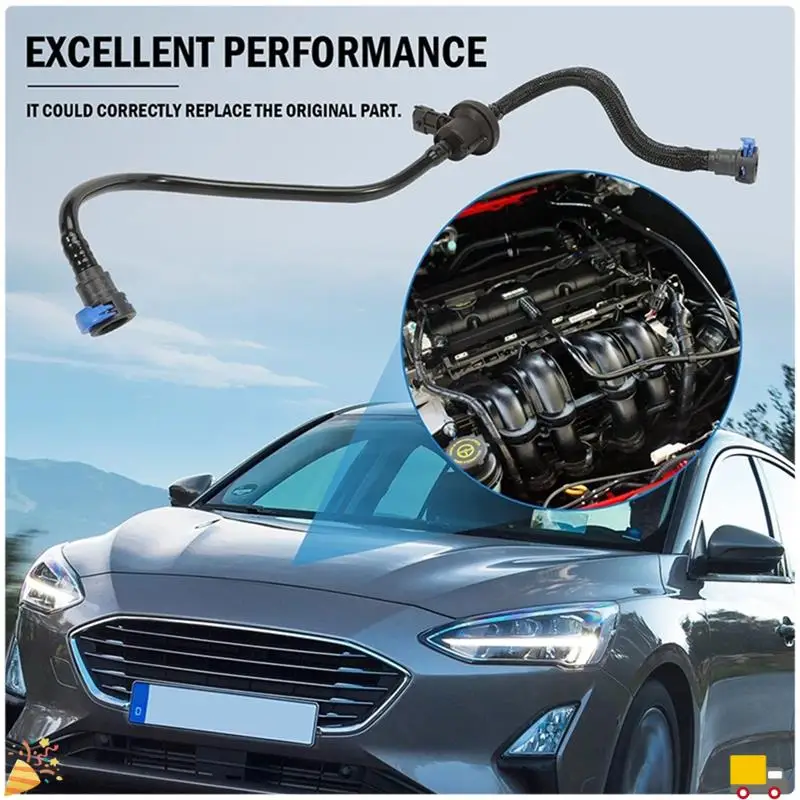 Carbon Tank Magnetventil Kanister Spülventil Magnetventil mit Schlauch für Ford Focus 2012–2018 BV6Z-9D289-B