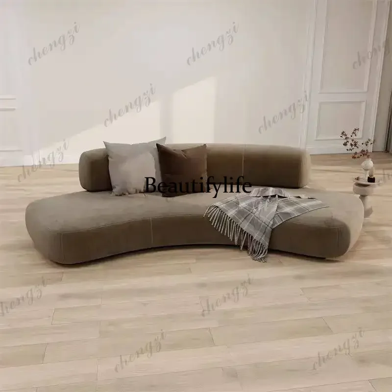 

Narrow Puff Living Room Sofas Beige Designer Individual Nordic Sofa Living Room Lounges Lazy Banken Woonkamer Furniture For Home