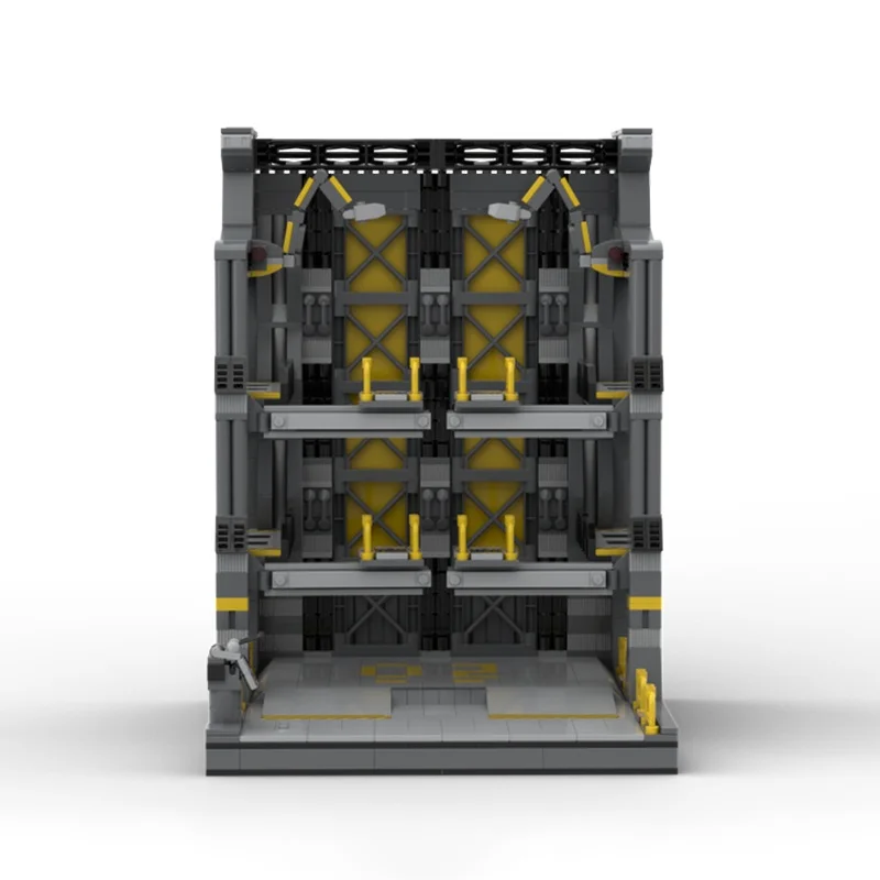 966pcs MOC Mech Hangar Model Bouwstenen Bouw Monteren Speelgoed DIY Idee Kerstcadeau Onderwijs Baksteen Kinderen Verjaardag