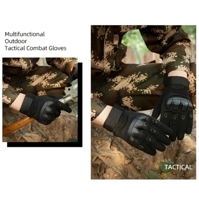 Tactical Full Finger Hunting Gloves Touch Dcreen Design Protection Sports Motorcycle Hunting Full Finger Walking Gloves