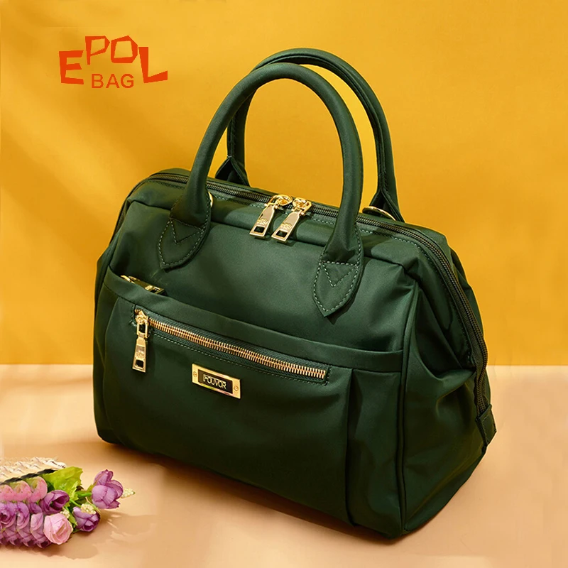 

Epol женская сумка, модная повседневная нейлоновая сумка на плечо большой вместимости, оксфордские сумки-тоут, повседневная водонепроницаемая женская сумка 6006-01