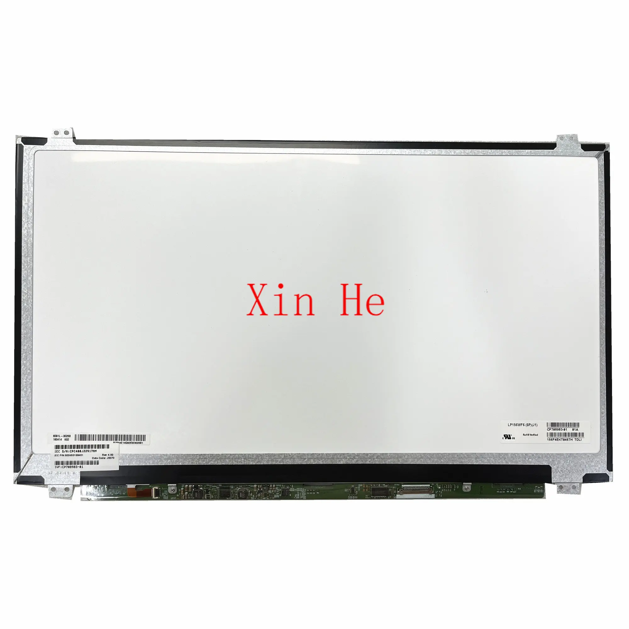 

LP156WF6-SPJ1 fit LP156WF6-SPF1 SPK1 SPU1 NV156FHM-N42 N41 N156HCE-EAB EBA LP156WF4-SPK1 SPL1 SPL2 Laptop Lcd Screen 30 Pins IPS