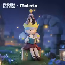 FINDING UNICORN Molinta Chasing Light Series Blind Box Toys Kawaii Anime Action Figure Surprise Mystery Box Dolls Girls Gift