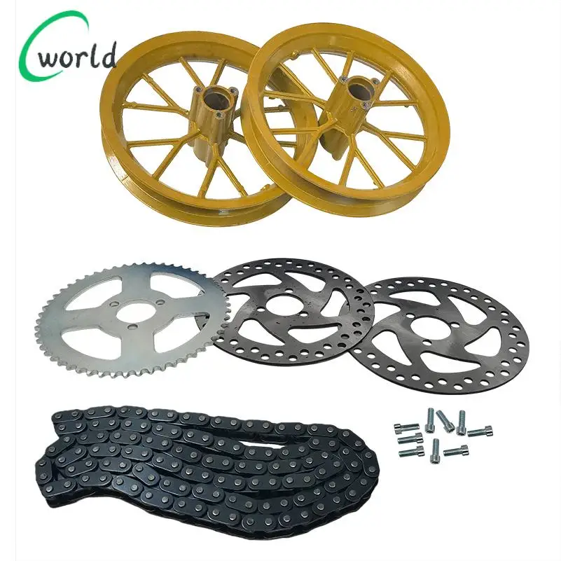 

12,5x2,75 Передний и задний обод 12 1/2x2,75 ступица колеса используется шина для велосипеда Dirt Bike MX350 MX400 43CC 47CC 49CC Mini Moto E-Scooter Запчасти