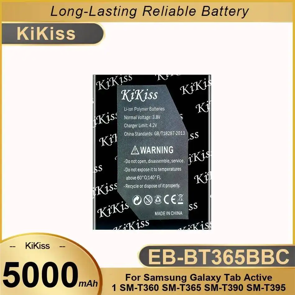 

5000Mah EB-BT365BBC For Samsung Galaxy Tab Active 1 SM-T360 SM-T365 SM-T390 SM-T395 Reliable Replacement Tablet Battery