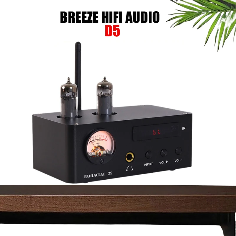 BREEZE 2026 Latest D5 Bluetooth Fever Tube HiFi High Power Digital Home Amplifier U Disk Bluetooth Lossless Decoding Play