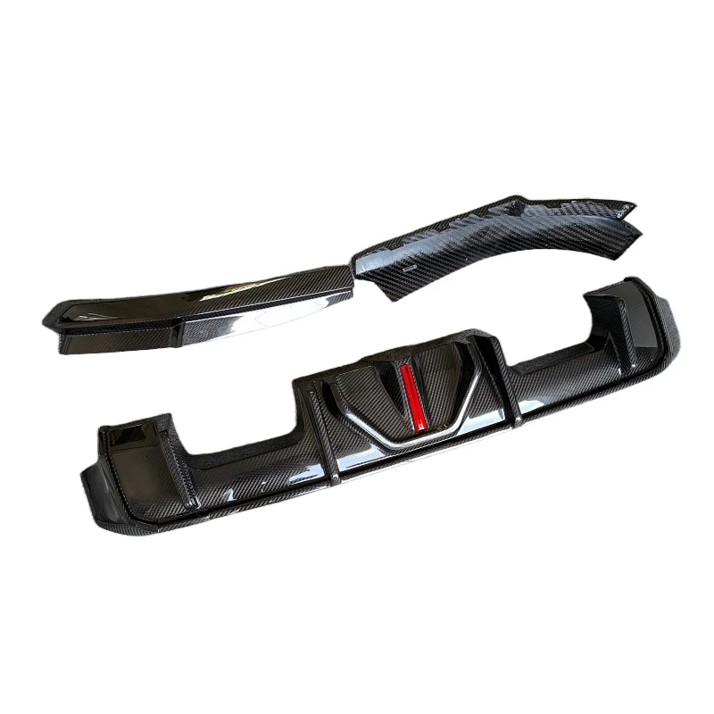 

A-style High-quality Dry Carbon Fiber Rear Diffuser Rear Spoiler for BMW M3 M4 F82 F80 Body Kit