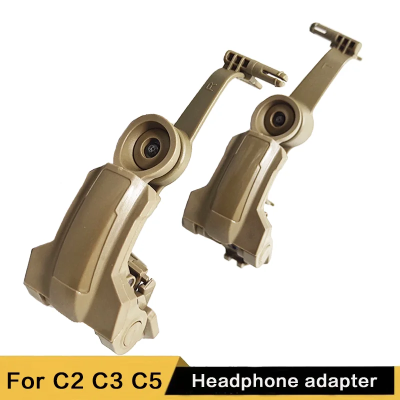 

Tactical headphone mount. Helmet adapter for C5, C3. C2 headsets. Suitable for operating core arc and Wendy M-LOK railway team