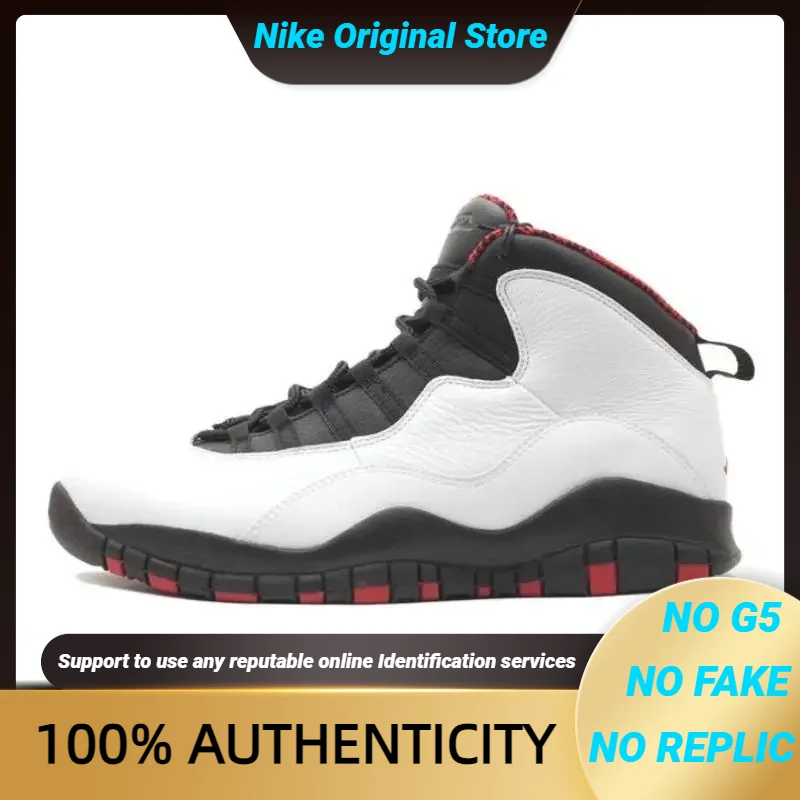 Nike Jordan Air Jordan 10 Vintage Basketball Shoes Men's Sneakers shoes 310805-100