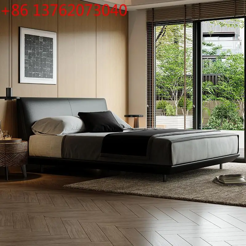 

Luxury Frame Double Bed Modern Headboard Design Wood Double Bed King Size Twin Wood House Letto Matrimoniale Bedroom Furniture