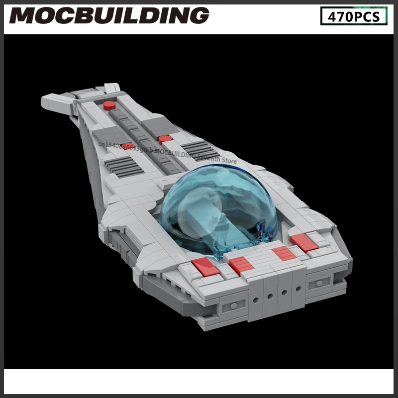 Famous Space Movie Series Model Starships MOC Buildding Blocks DIY Assembly Bricks Creative Battle Ship Toys Collection Gifts