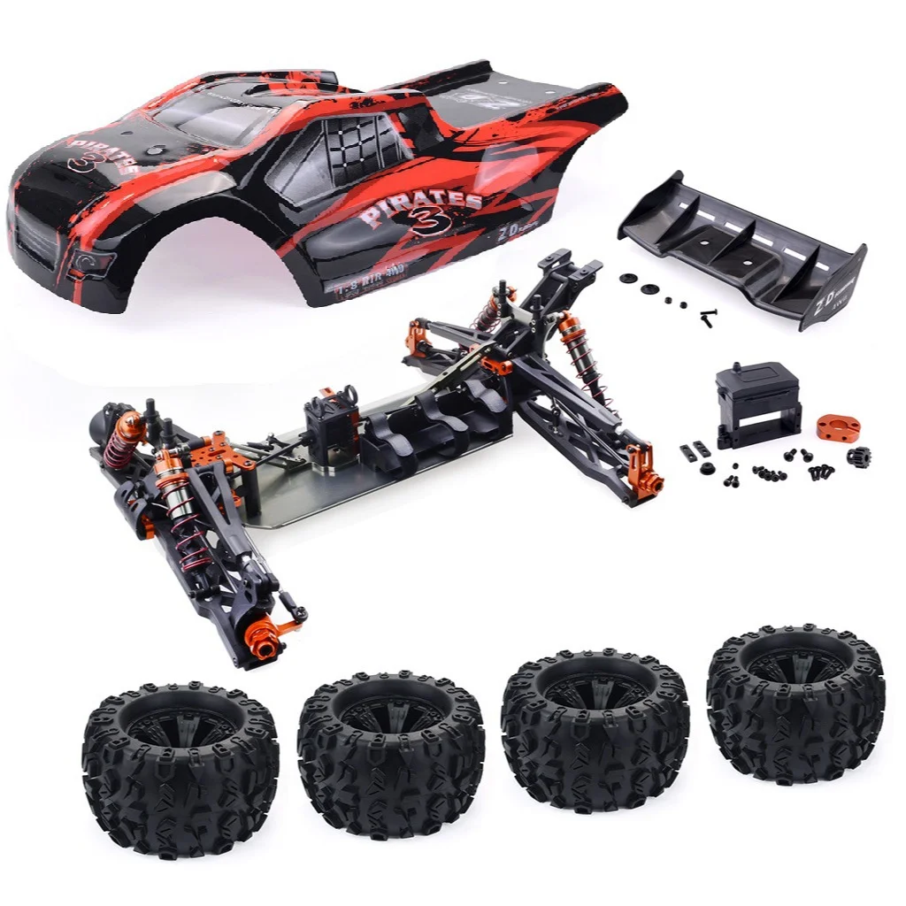 ZD Racing 9021 V3 / MT8 Pirates3 1/8 2.4G 4WD 90km/h Brushless RC Car Electric Truggy Vehicle RTR/KIT Model Outdoor Toys Cars