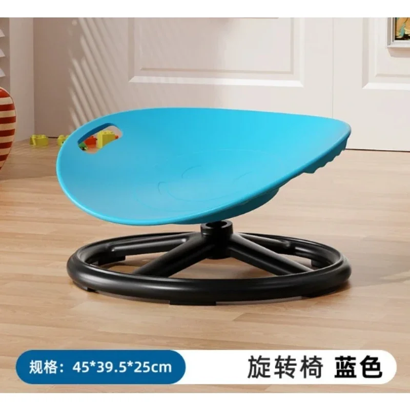 Kids Sensory Spinning Chair Round Swivel Seat for Balance Training Therapy
