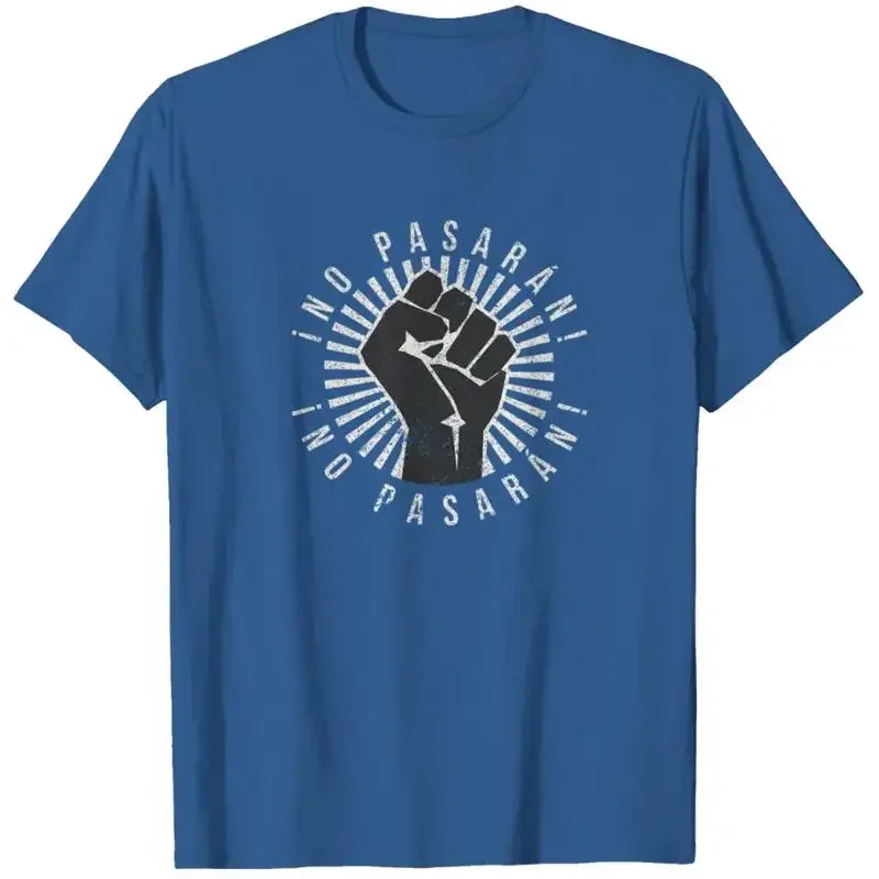 No Pasaran T shirt Full Sizes S 5XL Multicolor