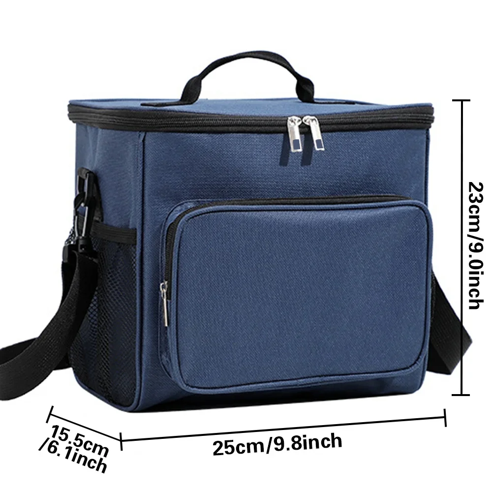 Lunch Storage Boxes New 2024 Portable Organizer Bag Jesus Pattern Series Simplicity Adjustable Shoulder Straps Lunch Box