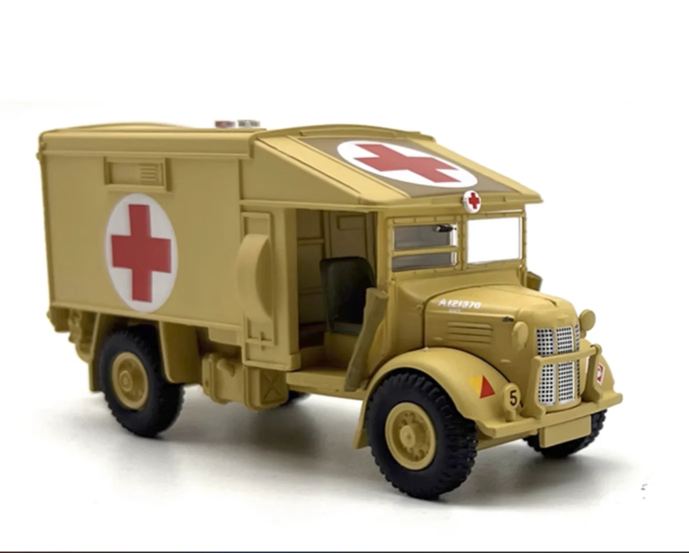 

1/76 OO Scale Alloy Car Austine K2 Ambulance Car Scene Miniature Collection Sand Table Landscape