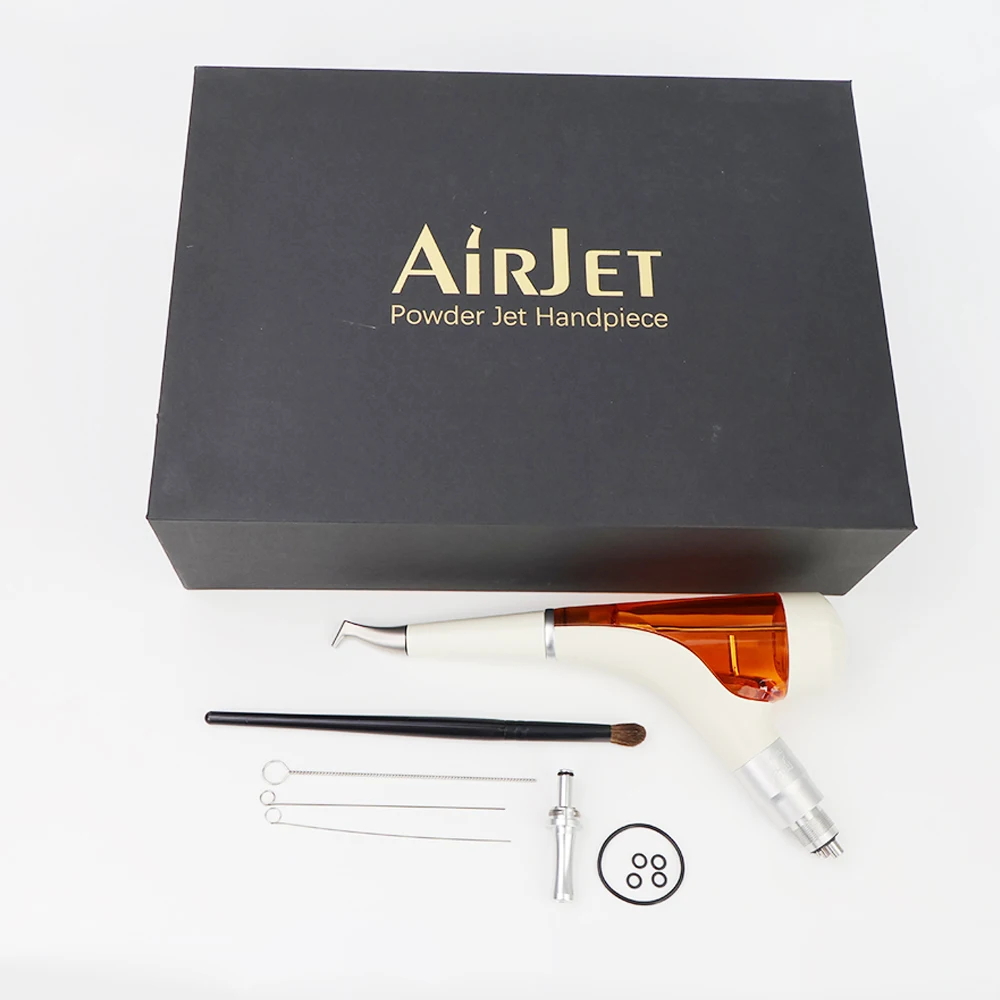 Dental Air Polisher Teeth Whitening Sandblaster Supragingival Prophy Jet Air Flow Polishing Tool 4 Holes