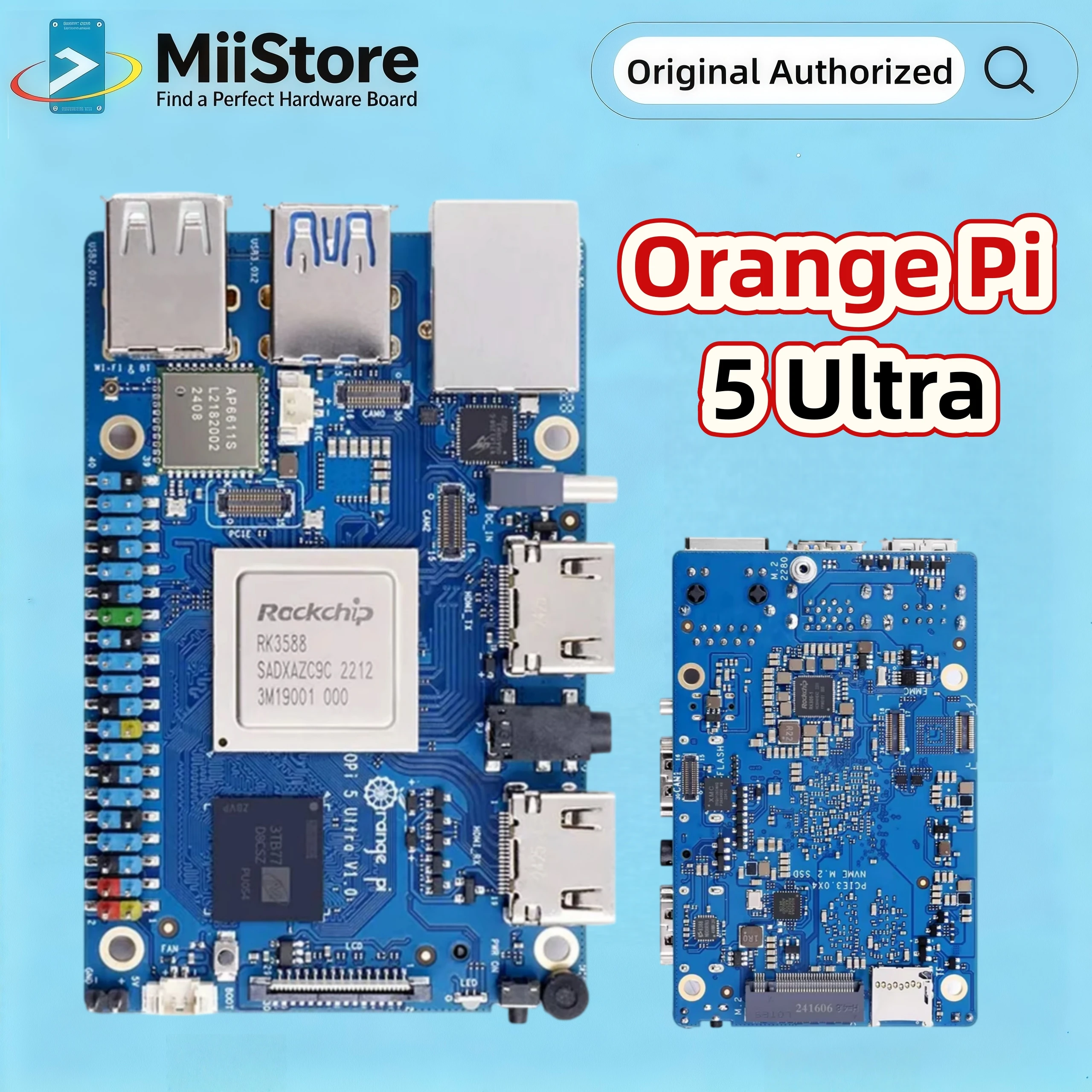 Orange Pi 5 Ultra, RAM LPDDR5  - Rk3588 Mini Pc Board ulasan dan harga