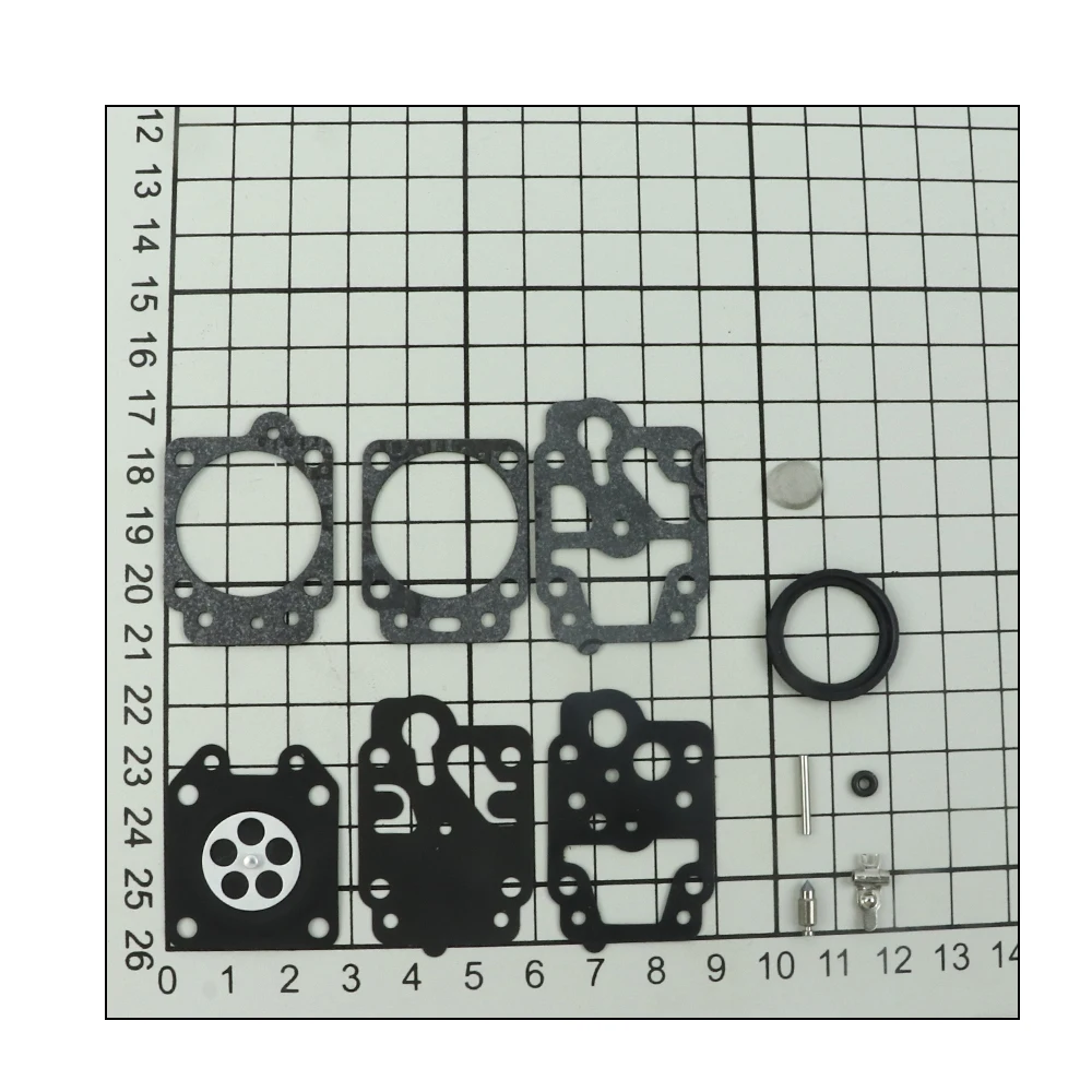 5Pcs Carburetor Carb Repair Rebuild Gasket Kit  For Walbro K20-WYJ D20-WYJ Echo Husqvarna Toro Ryobi Honda Homelite Trimmer