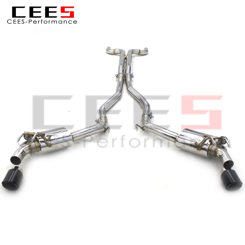 CEES Valve Catback System for Chevrolet Camaro 3.6/6.2 2010-2017 Stainless Steel Racing Sport Car Exhaust Pipe Muffler Assembly