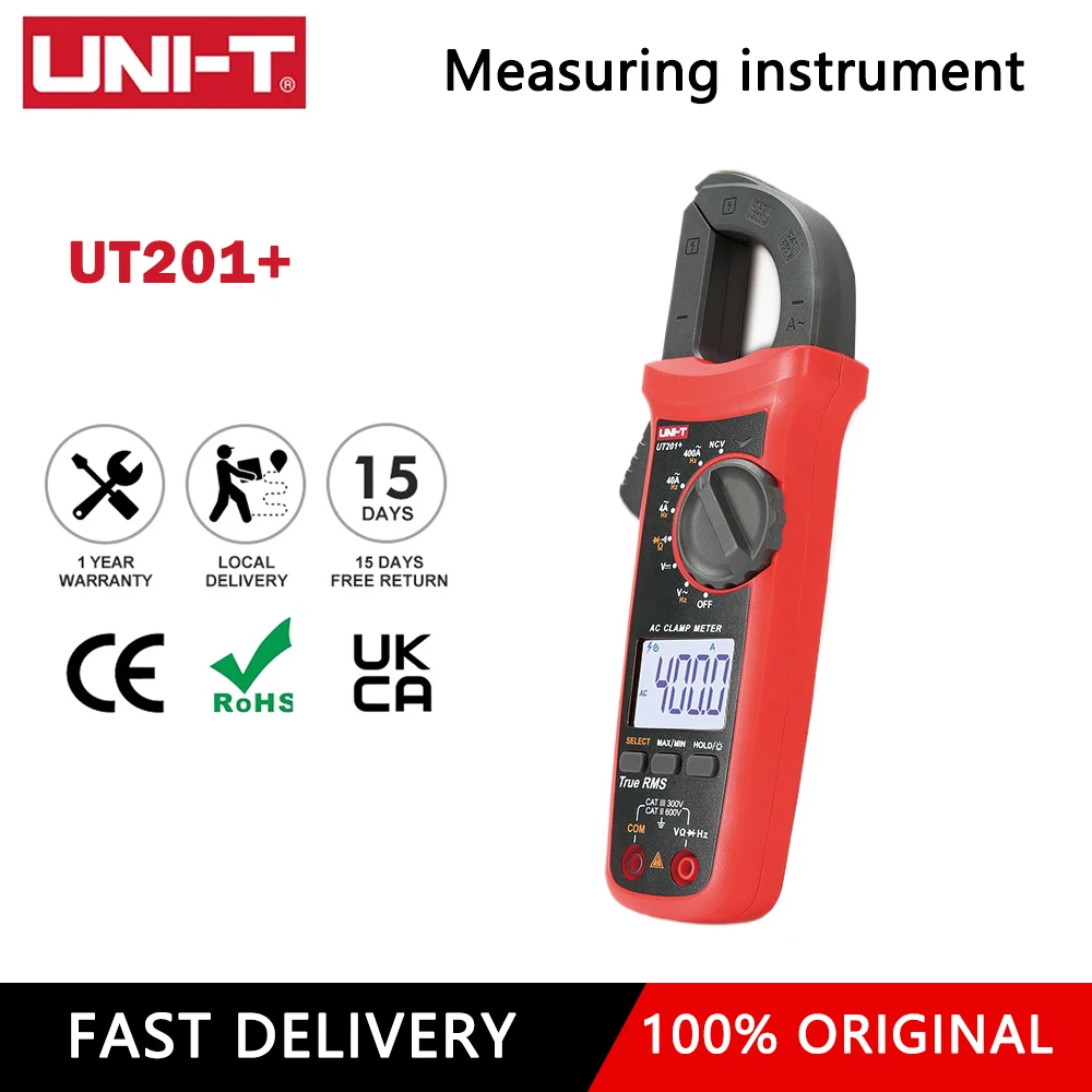 UNI-T UT210D UT210E UT201 UT202 UT202A UT203 UT204 Plus Pliers Ammeter Voltmeter Clamp Meter Professional Digital Multimeter