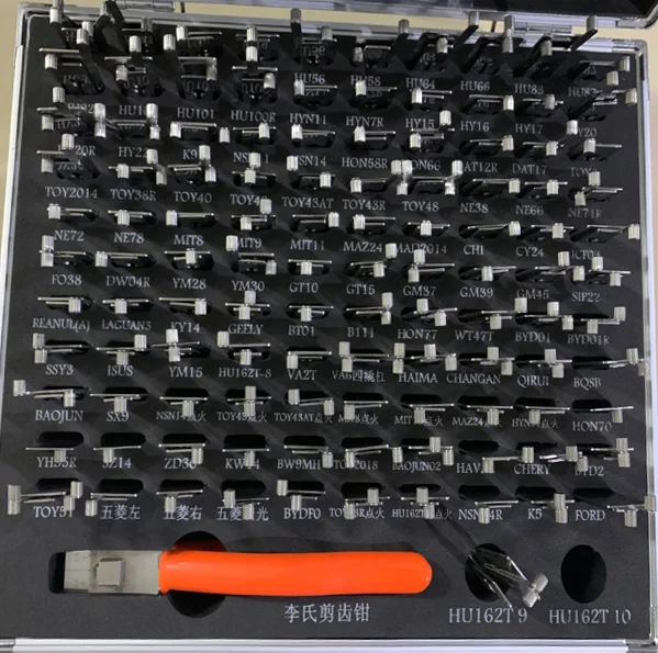 حقيقي Lishi 2in1 أداة مجموعة التخصيص 110 قطعة الأقفال سيارة دراجة نارية السكنية قفل اختيار فك LockSmith لوازم #1